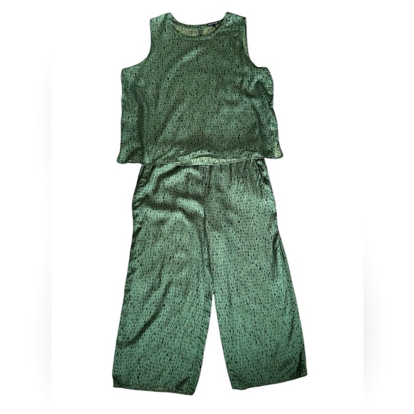 Eileen Fisher Pants - Eileen Fisher silk/cotton blend comfy set pant size PL and top XL